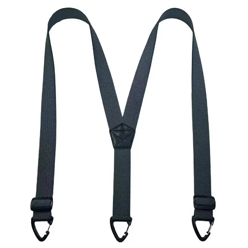 💪 Heavy-Duty Men’s Suspenders with Hook Clips – Adjustable X/Y-Back Work Suspenders