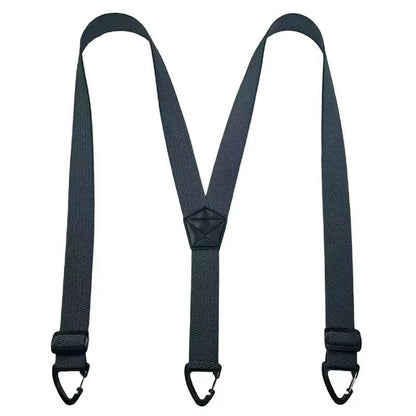 💪 Heavy-Duty Men’s Suspenders with Hook Clips – Adjustable X/Y-Back Work Suspenders