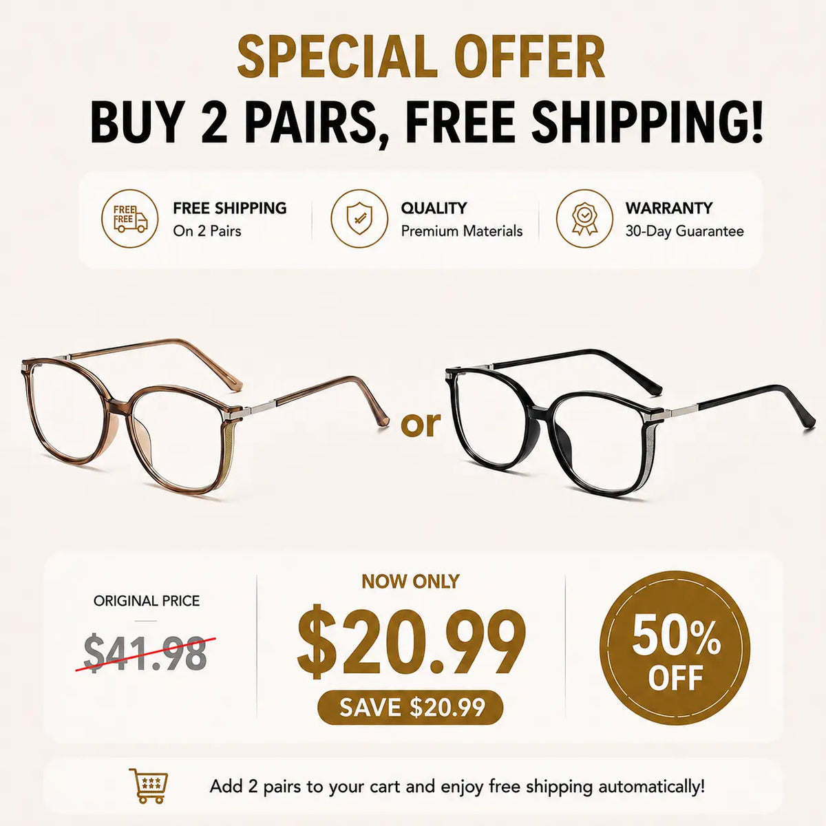 Blue Light Blocking Glasses | Unisex Photochromic Lenses, Lightweight Semi-Rimless Metal Frame