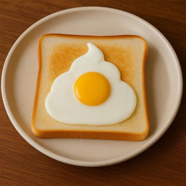 FUNNY MIDDLE FINGER EGG  MOLD🍳