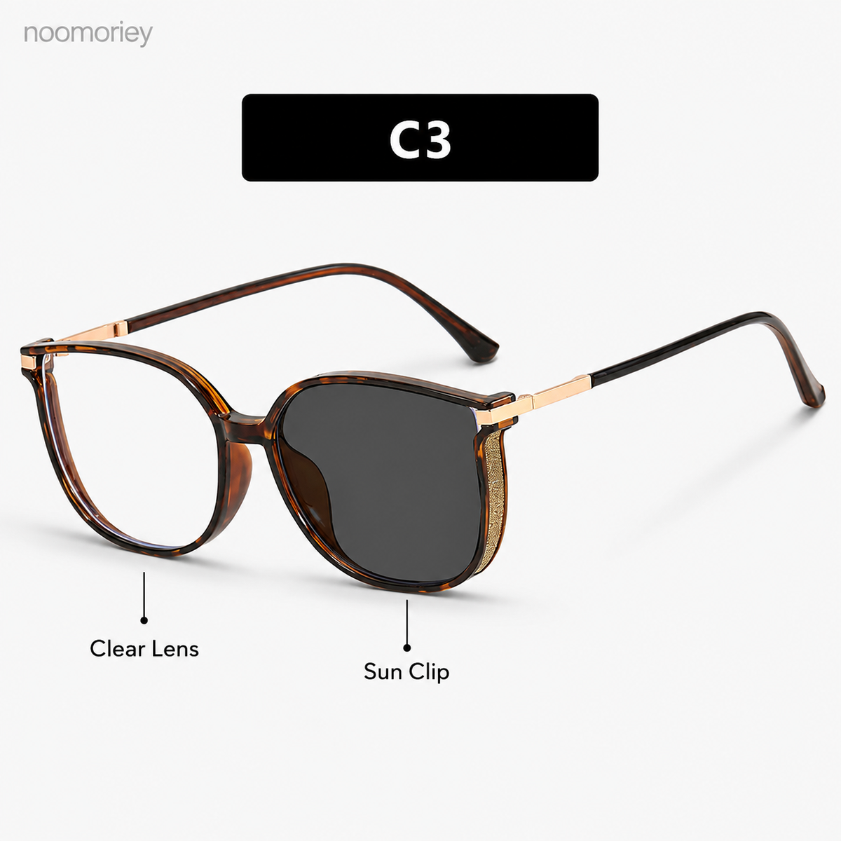 Blue Light Blocking Glasses | Unisex Photochromic Lenses, Lightweight Semi-Rimless Metal Frame