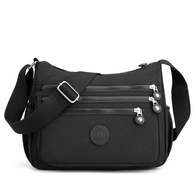 🎒 Multi-Pocket Campus Nylon Crossbody Bag！！！