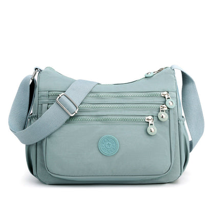 🎒 Multi-Pocket Campus Nylon Crossbody Bag！！！