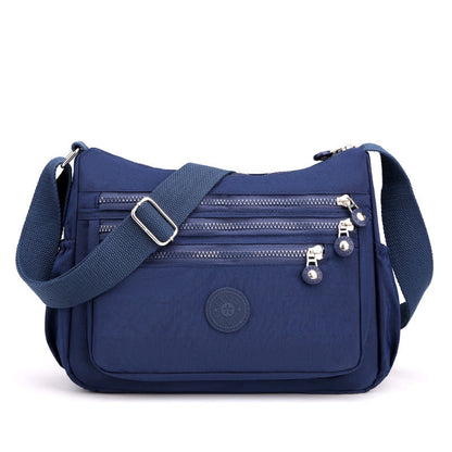 🎒 Multi-Pocket Campus Nylon Crossbody Bag！！！