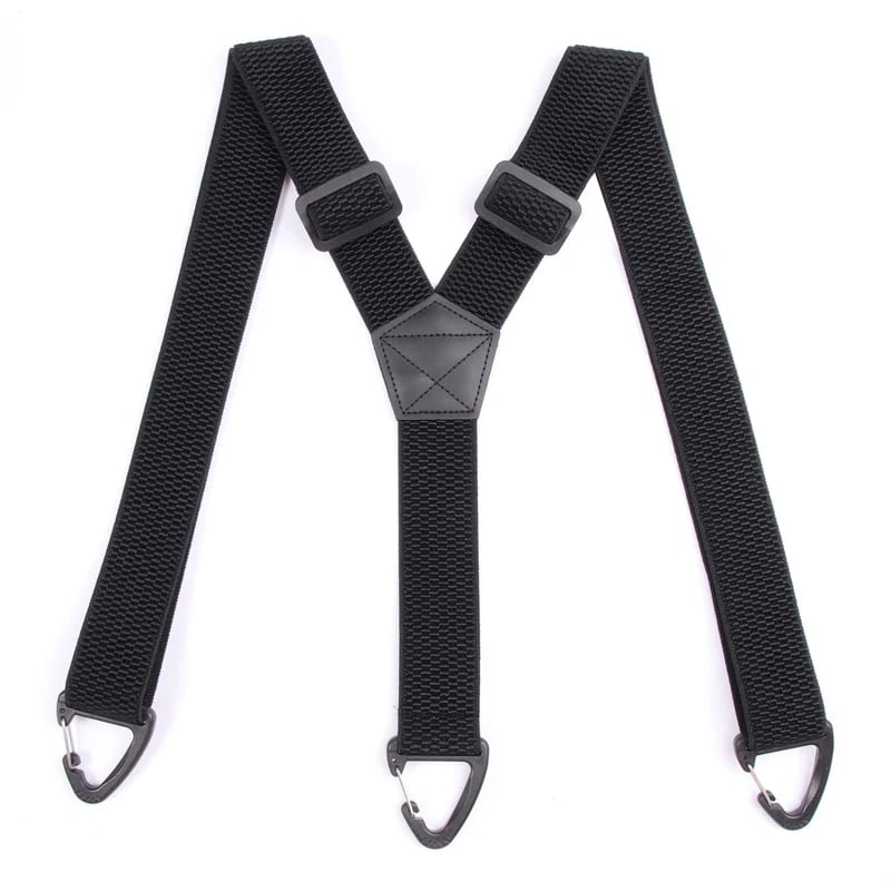 💪 Heavy-Duty Men’s Suspenders with Hook Clips – Adjustable X/Y-Back Work Suspenders