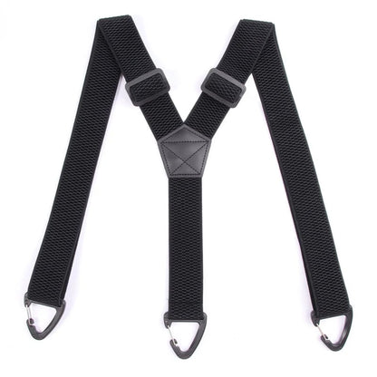 💪 Heavy-Duty Men’s Suspenders with Hook Clips – Adjustable X/Y-Back Work Suspenders