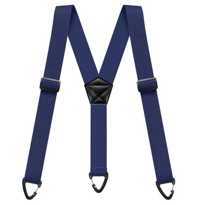 💪 Heavy-Duty Men’s Suspenders with Hook Clips – Adjustable X/Y-Back Work Suspenders